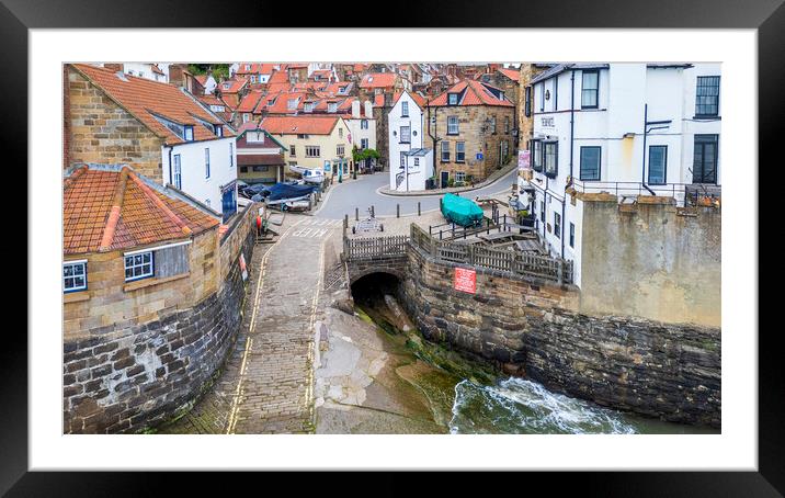 Robin Hood's Bay Smugglers Tunnel Framed Mounted Print by Tim Hill