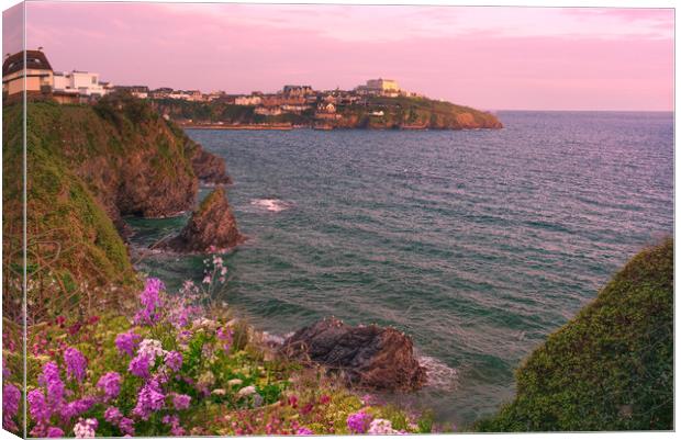 Great Western Beach Cornwall Canvas Print by Alison Chambers