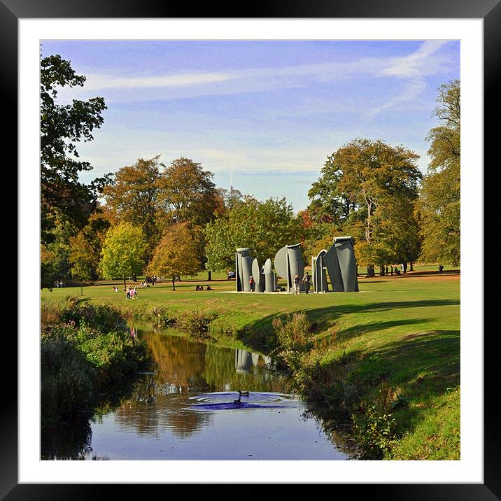 Autumn in the Park Framed Mounted Print by Jennifer Mckeown