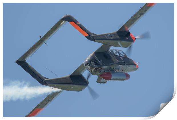 North American Rockwell OV-10 Bronco Print by J Biggadike