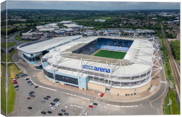 Coventry Building Society Arena  Canvas Print by Apollo Aerial Photography