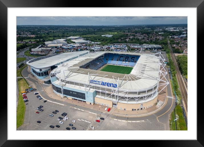 Coventry Building Society Arena  Framed Mounted Print by Apollo Aerial Photography