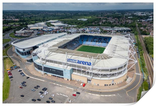 Coventry Building Society Arena  Print by Apollo Aerial Photography