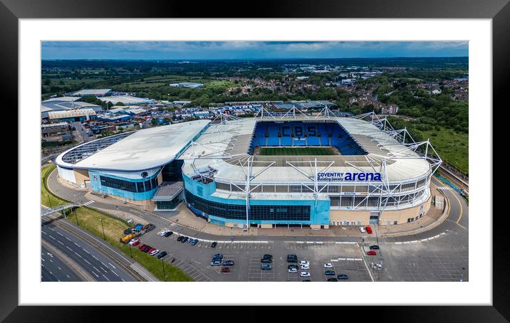 Coventry City Football Club Framed Mounted Print by Apollo Aerial Photography