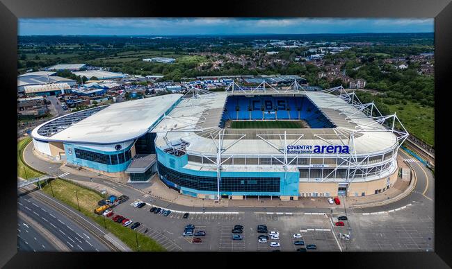 Coventry City Football Club Framed Print by Apollo Aerial Photography