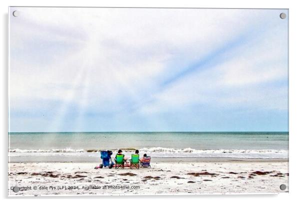 Sky Sand FLORIDA St. Petersburg, Florida Acrylic by dale rys (LP)
