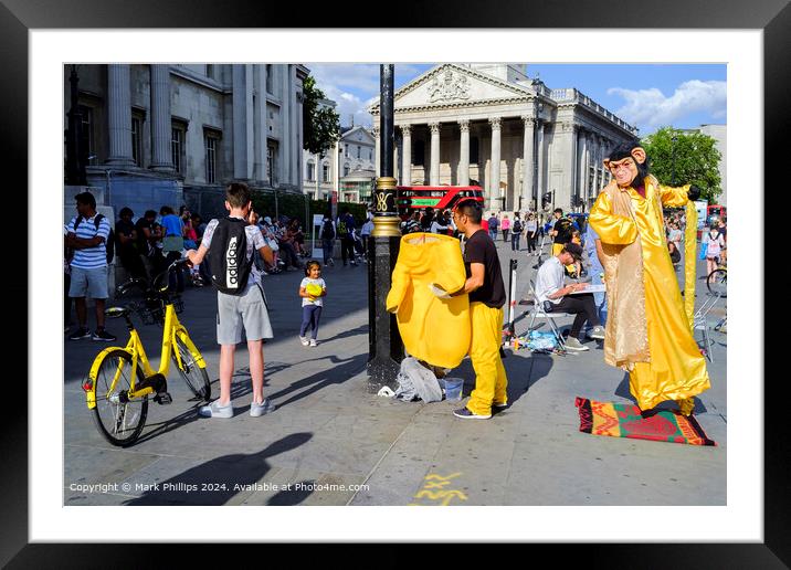 Street colour Framed Mounted Print by Mark Phillips