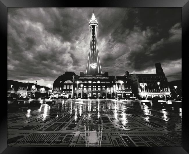Blackpool Tower Headland Reflections Framed Print by Michele Davis