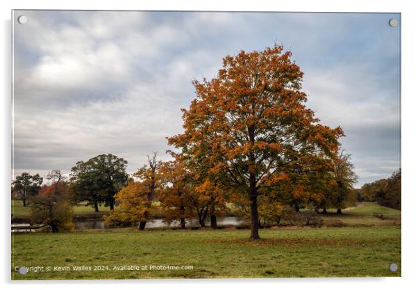  Autumn Landscape Acrylic by Kevin Wailes