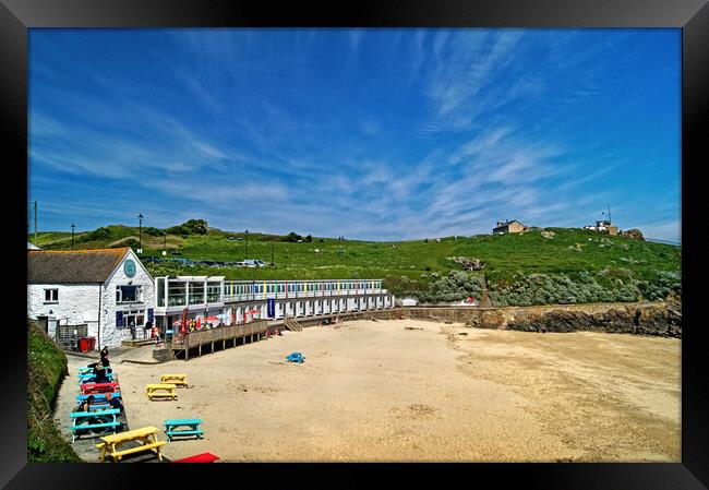 St Ives Beach  Framed Print by Darren Galpin