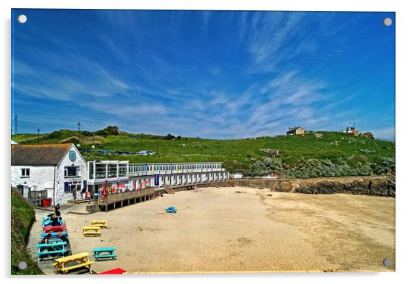 St Ives Beach  Acrylic by Darren Galpin