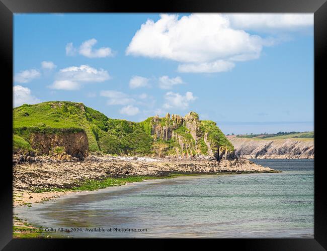 Caldey Island, Pembrokeshire, Wales. Framed Print by Colin Allen