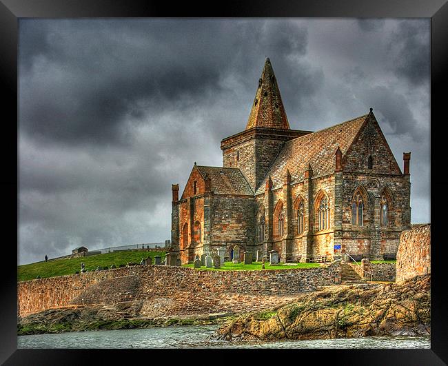 St Monans Church, Fife, Scotland Framed Print by Donald Parsons