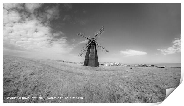 Rottingdean Windmill Panorama Print by David Pyatt