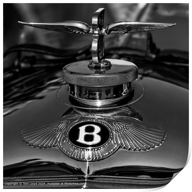 Bentley Classic Car Nostalgia Print by Tom Lloyd