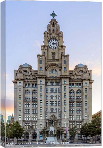 Royal Liver Building Liverpool Canvas Print by Jim Monk