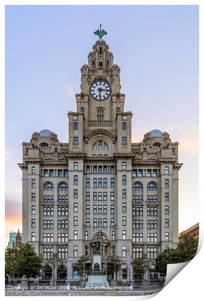 Royal Liver Building Liverpool Print by Jim Monk
