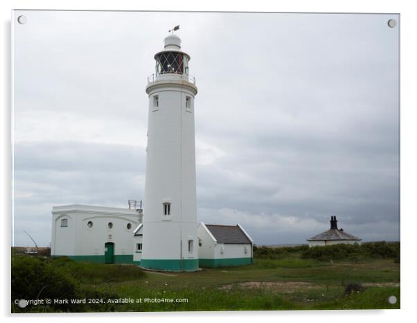 Hurst Point Lighthouse Architecture Acrylic by Mark Ward