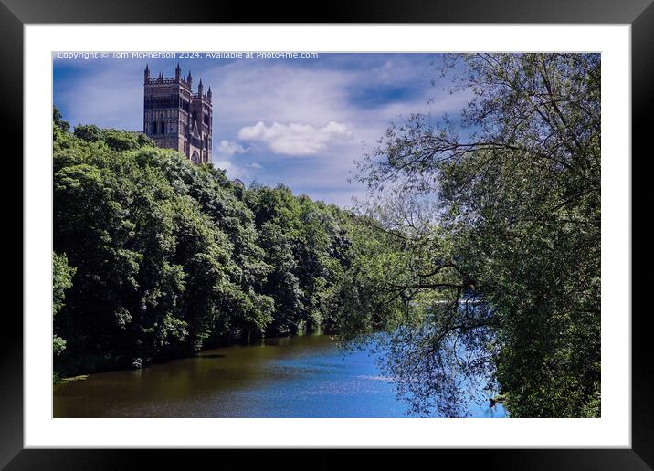  Durham Cathedral Landscape Framed Mounted Print by Tom McPherson