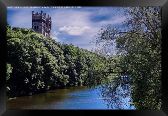  Durham Cathedral Landscape Framed Print by Tom McPherson
