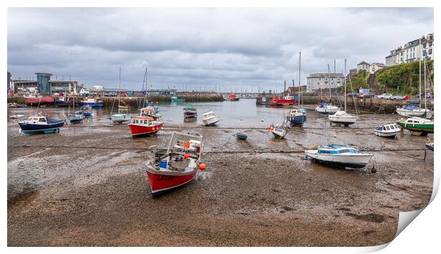 Brixham Harbour  Print by Alan Tunnicliffe