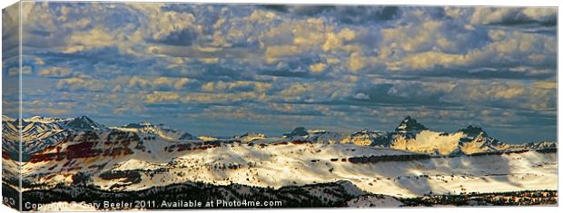Pilot and Index Mountains Canvas Print by Gary Beeler