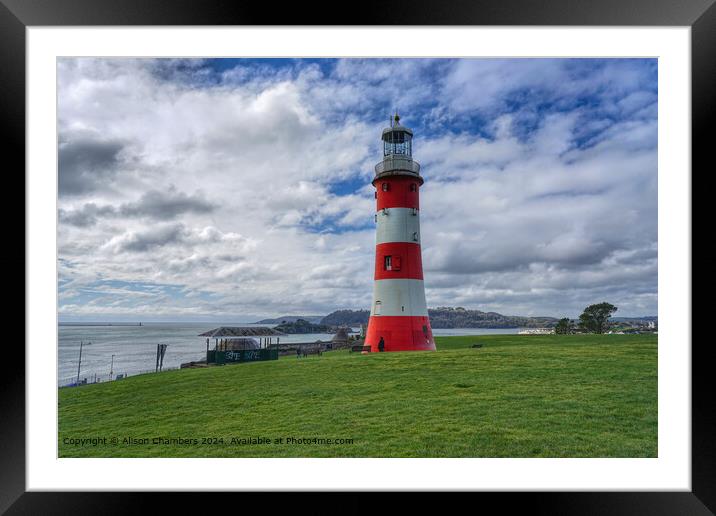 Plymouth  Framed Mounted Print by Alison Chambers