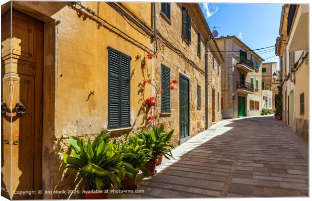 Old town of Alcudia Canvas Print by Jim Monk
