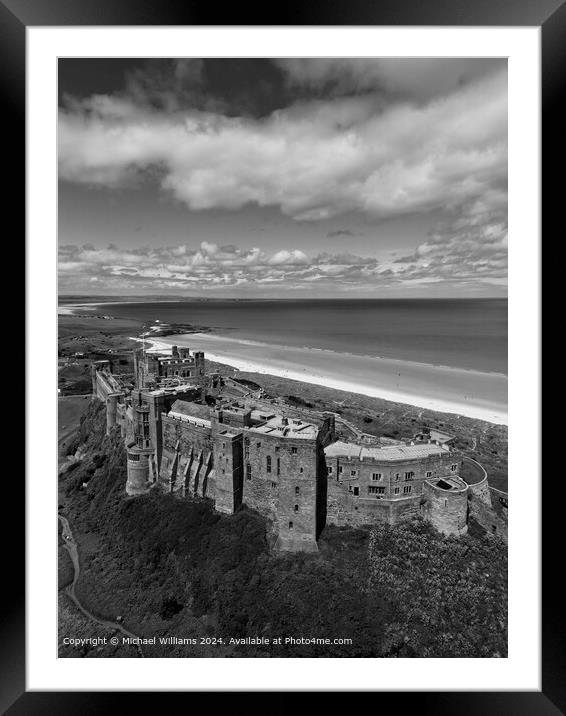 Bamburgh Castle Framed Mounted Print by Michael Williams