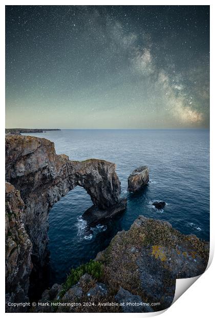 Bridge to the Milky Way Print by Mark Hetherington