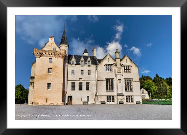 Brodie Castle Architecture Picture Framed Mounted Print by Tom McPherson