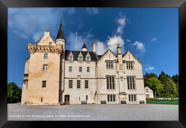 Brodie Castle Architecture Picture Framed Print by Tom McPherson