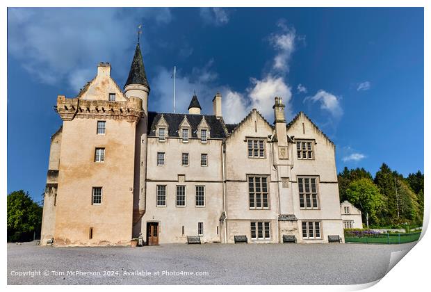 Brodie Castle Architecture Picture Print by Tom McPherson