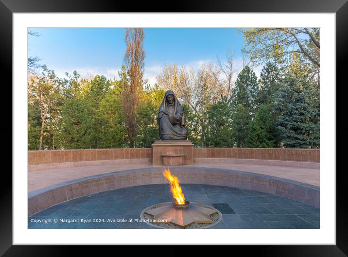Crying Mother Monument, Tashkent Framed Mounted Print by Margaret Ryan