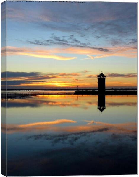 Brightlingsea, Essex Canvas Print by Chris Petty