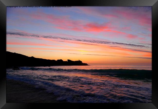 St Ives, Cornwall Framed Print by Chris Petty