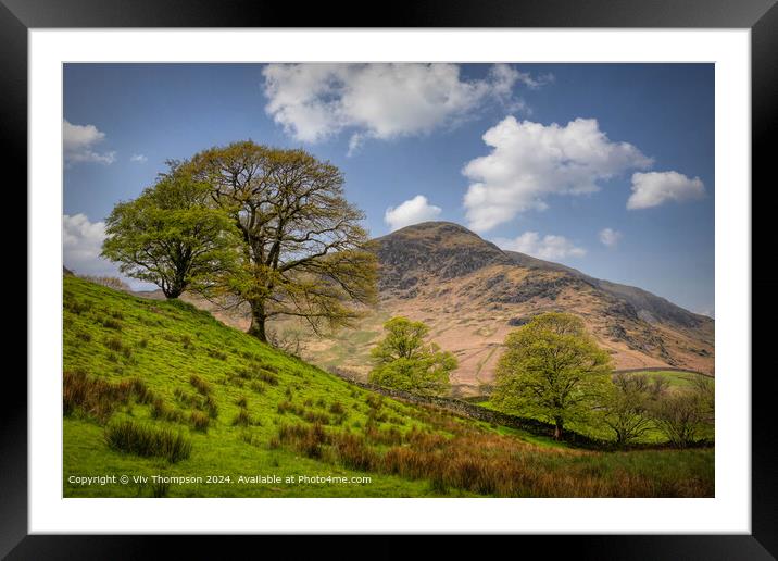 Cumbrian Elelments Framed Mounted Print by Viv Thompson