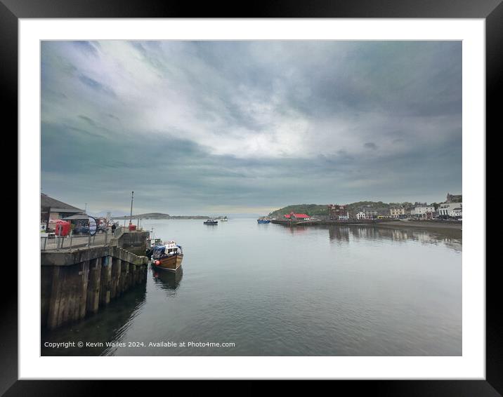 Oban harbour Framed Mounted Print by Kevin Wailes
