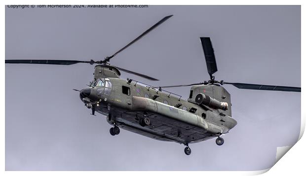 Chinook Aviation Heavy-Lift Print by Tom McPherson