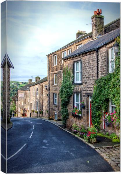 Old Stone Houses Architecture Canvas Print by Kevin Hellon
