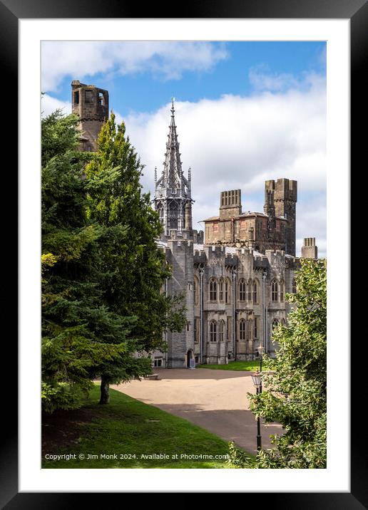 Cardiff Castle, South Wales Framed Mounted Print by Jim Monk