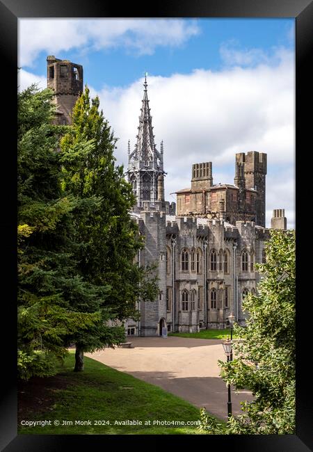 Cardiff Castle, South Wales Framed Print by Jim Monk