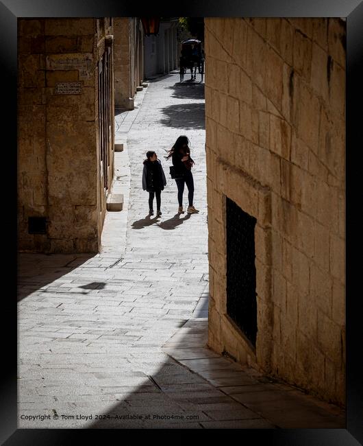 Mdina Malta Sunshine Framed Print by Tom Lloyd