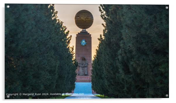 Happy Mother Sculpture Tashkent Acrylic by Margaret Ryan