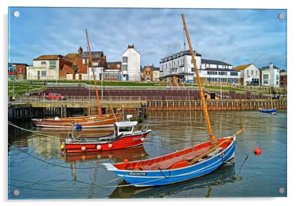 Bridlington Harbour Travel Acrylic by Darren Galpin