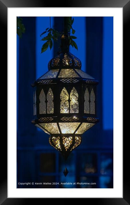 Twilight Lamp Framed Mounted Print by Kevin Wailes