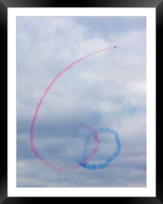 Red Arrows 60th Anniversary Display Framed Mounted Print by Jason Thompson