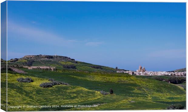 Gozo, Malta Canvas Print by Graham Lathbury