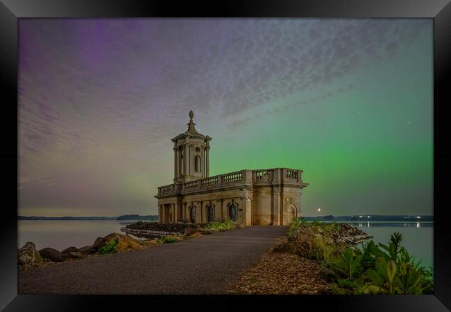 Aurora Over Normanton Church Framed Print by Jason Thompson