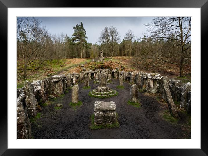 druids temple Framed Mounted Print by Jason Thompson